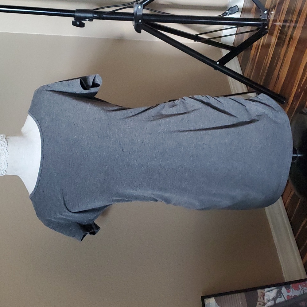 Gray Maternity Shirt